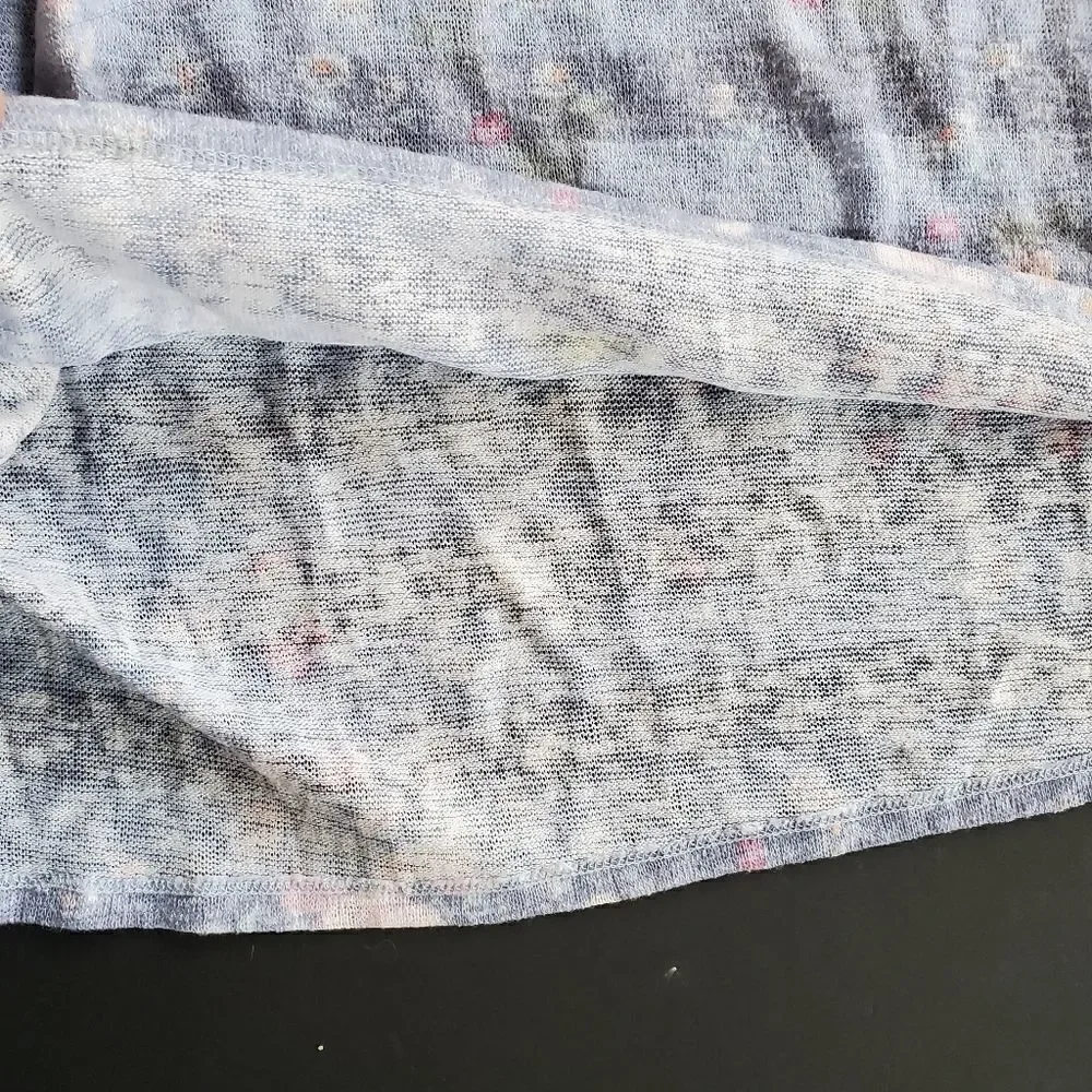 Lauren Conrad Lightweight Floral Sweater